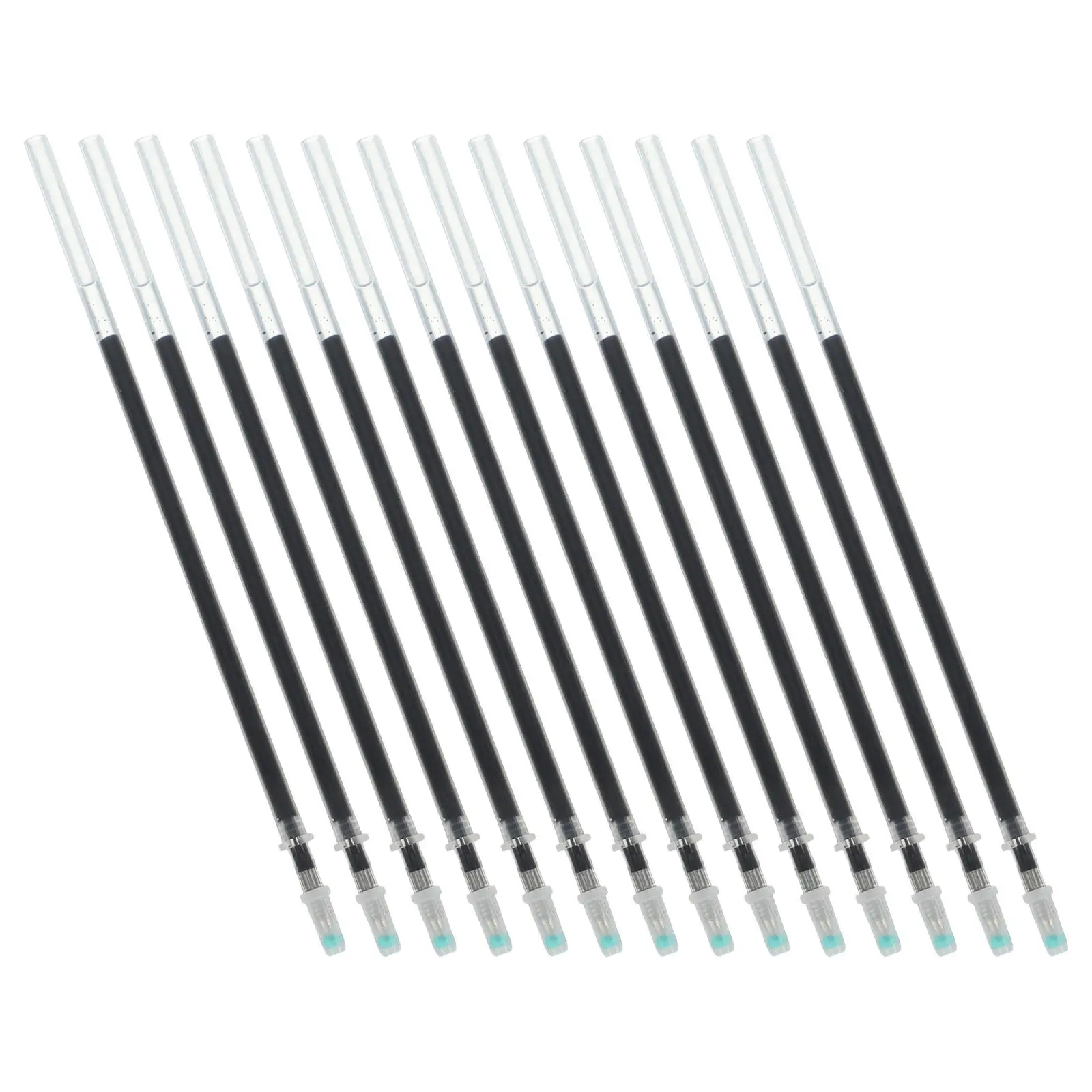 

150Pcs Replacement Gel Pen Refills 0.5mm Black Ink Smooth Consistent Line Ideal for Notetaking Documents Signing Office Use