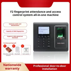 ZKTeco F2-Based Access Control and Time Attendance Fingerprint Time Clock