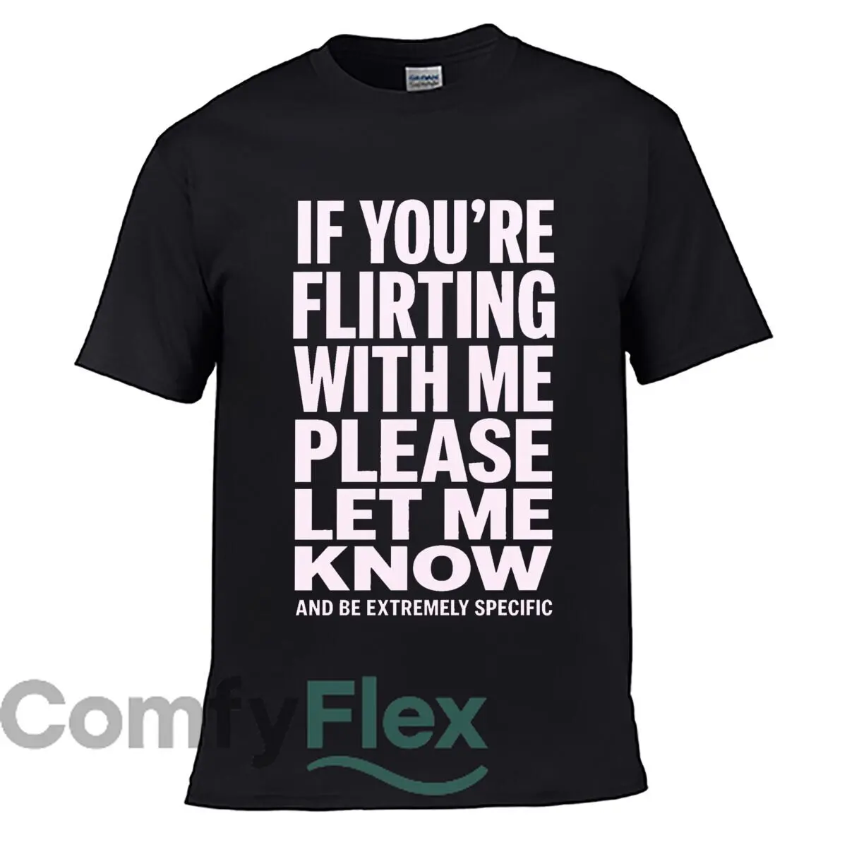 Si vous me faites la cour, laissez-moi le savoir - T-shirt décontracté et vieilli pour homme, idéal pour l'été