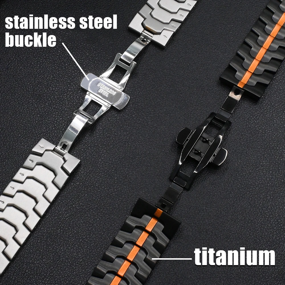 Samsung Galaxy Watch Ultra 2025 メンズ用チタンバンド、高級メタルストラップ、Samsung Galaxy Ultra 7、Galaxy Ultra 47MM対応