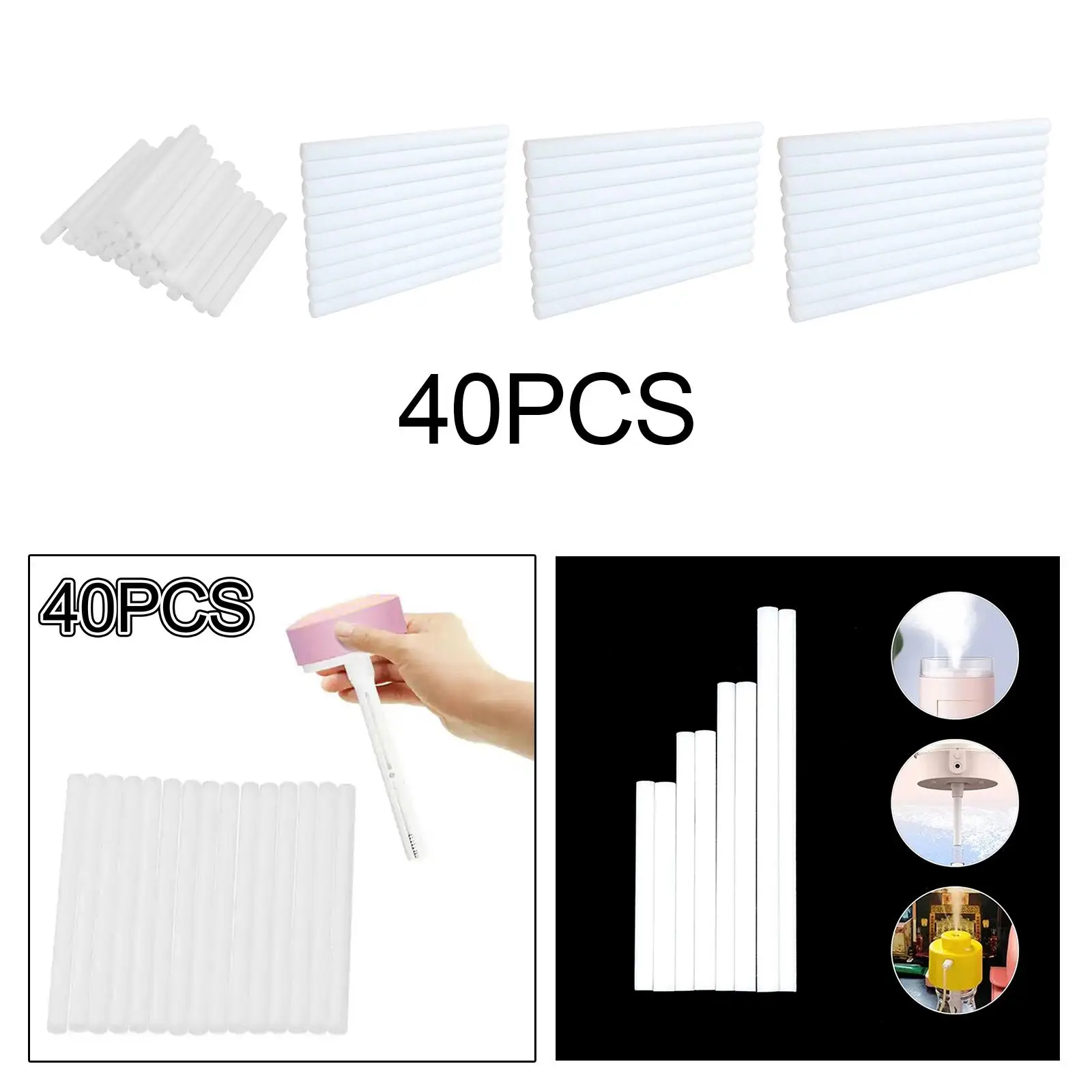 Sticks, Refill Sticks, Absorbent Pad, for Personal Humidifiers, Diffusers