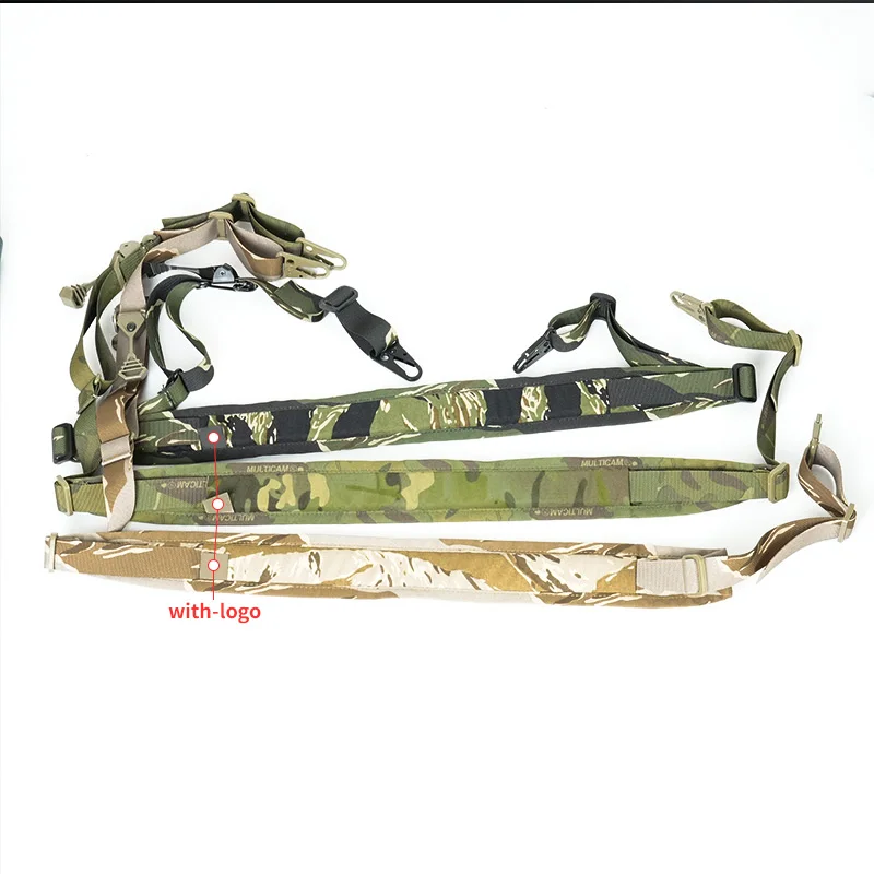 Airsoft Taktischer QD Schnellverschluss-Trageriemen 2-Punkt Verstellbarer Gewehrriemen Nylon Outdoor Jagd M4 AK Trageriemen Zubehör – Detail 3