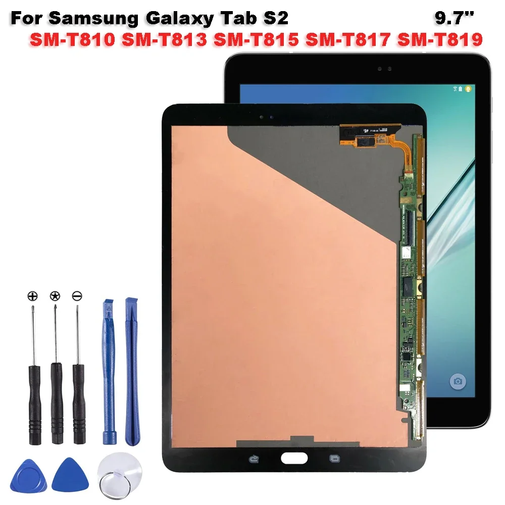 New For Samsung Galaxy Tab S2 SM-T810 SM-T813 SM-T815 SM-T817 T819 T810 LCD Display Touch Screen Digitizer Glass Assembly