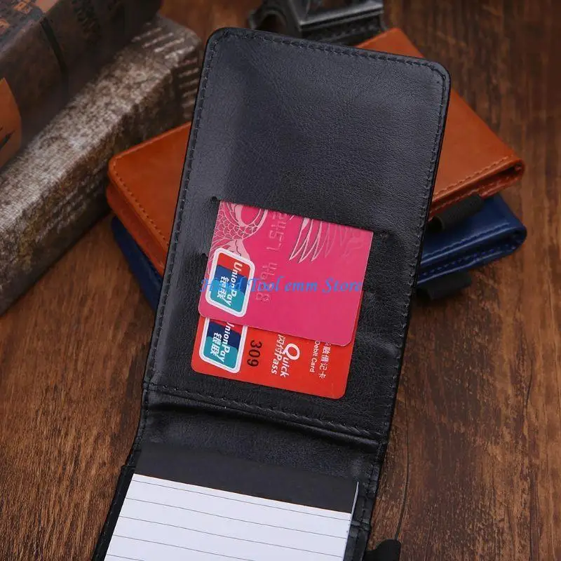 Picture 7: H37F Multifunction Notebook Small Notepad Note Book Leather Cover B
