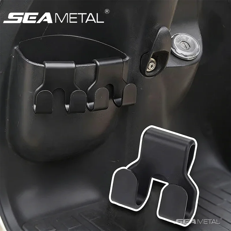 SEAMETAL Motorcycle Storage Hook Large Load-Bearing ABS Scooter Hanging Hook Hanger Universal Helmet/Luggage Holder