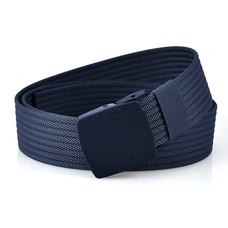 Herrengürtel, modisch, Unisex, Jeansgürtel, verstellbarer Gürtel, Herren, Outdoor, Reisen, taktischer Taillengürtel mit Kunststoffschnalle für Hosen, 120 cm – Detail 8