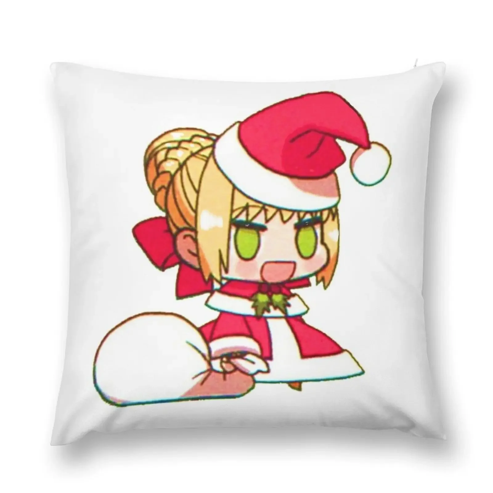 

Padoru padoru christmas anime Throw Pillow Decorative Sofa Cushions Throw Pillow Covers pillow