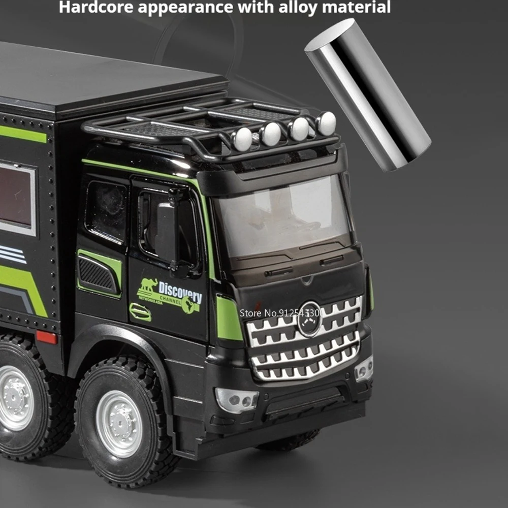 1:18 NOMADISM Model Kampera Zabawka Samochód Inercyjny Otwierane Drzwi Wykwintny Wnętrz Model Kampera Zabawki Ozdoby do Salonu