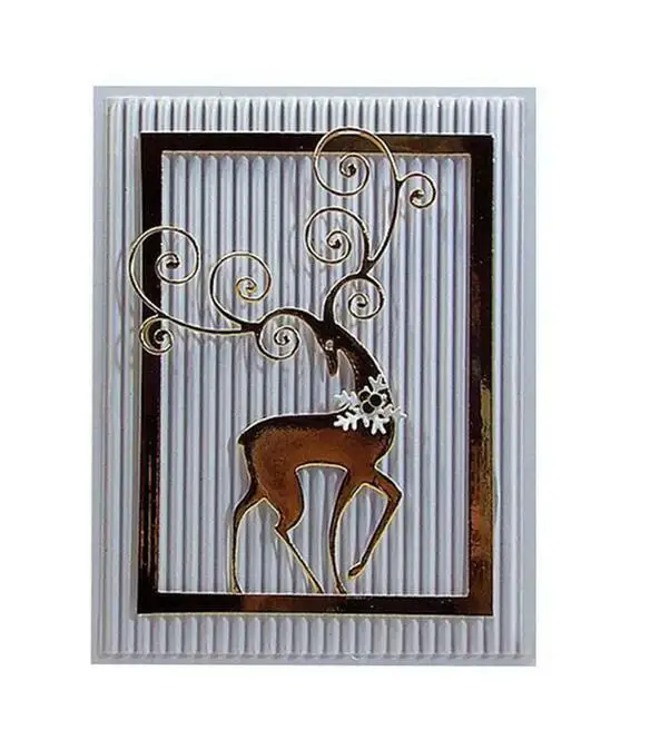 Christmas deer metal cutting die mould scrapbook decoration embossed photo album decoration card making