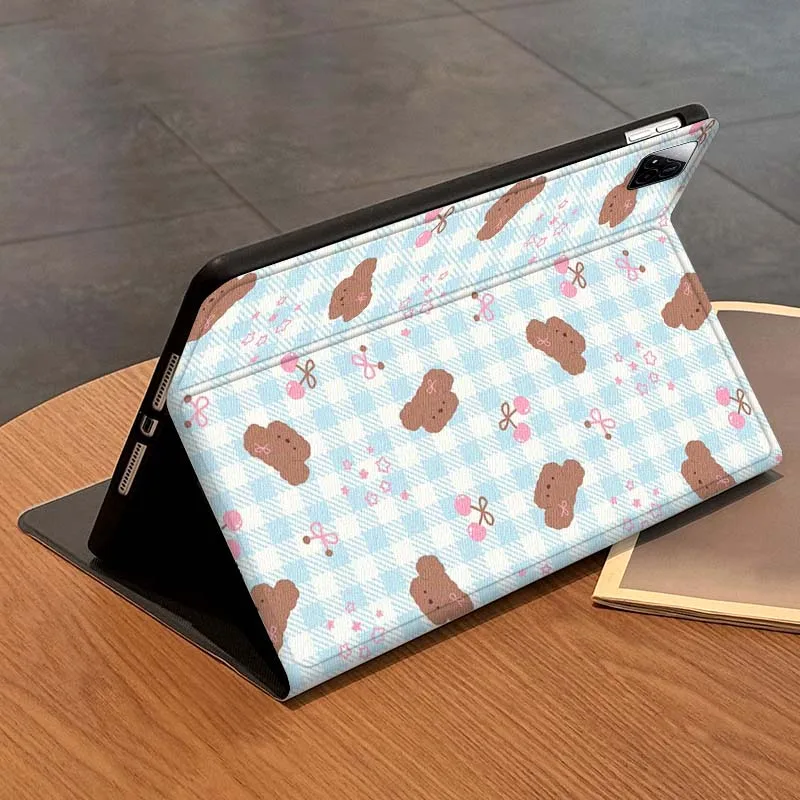 الأزرق الكرتون الدب جرو ل Xiaomi Redmi Mi Pad 2 4 5 6 6s 7 8 11 12.5 12.4 11.2 8.7 SE Pro Plus Max غطاء اللوحي #5