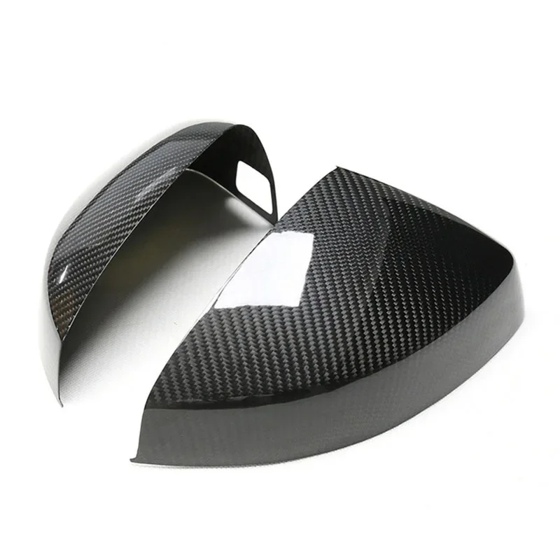 

For AUDI A3 RS3 S3 Real Dry Carbon Fiber Exterior Mounted Rearview Mirror Housing Decoration Modification Body Kit Accessories