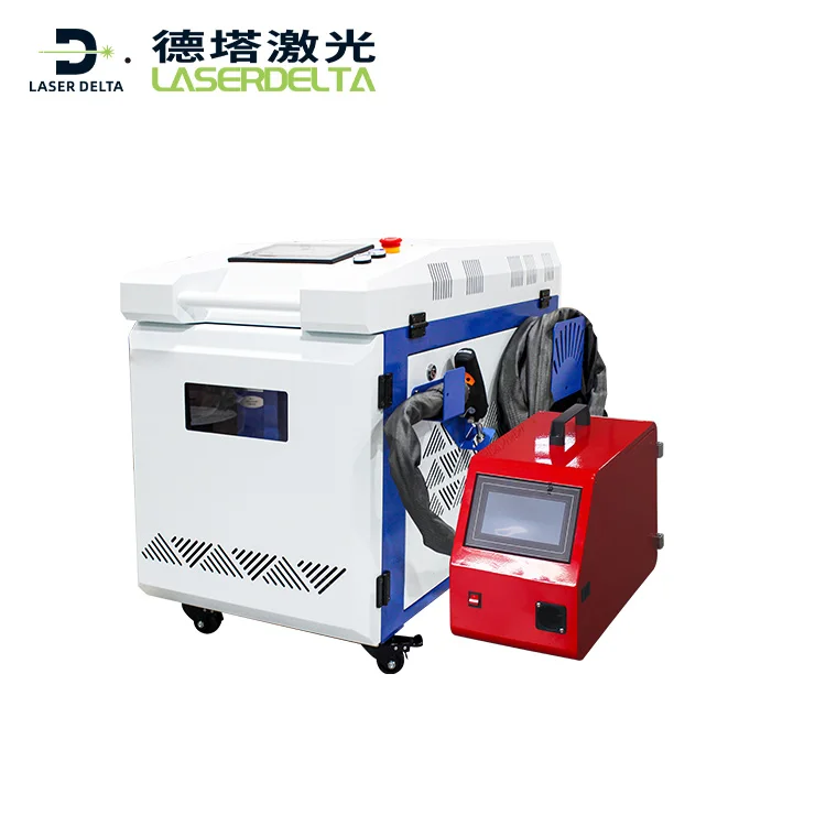 

LaserDelta Fiber Laser Welding Machine 4 in 1 Cnc Lazer Welder for Aluminum Metal Sheet Welding Cleaning and Cutting Machine