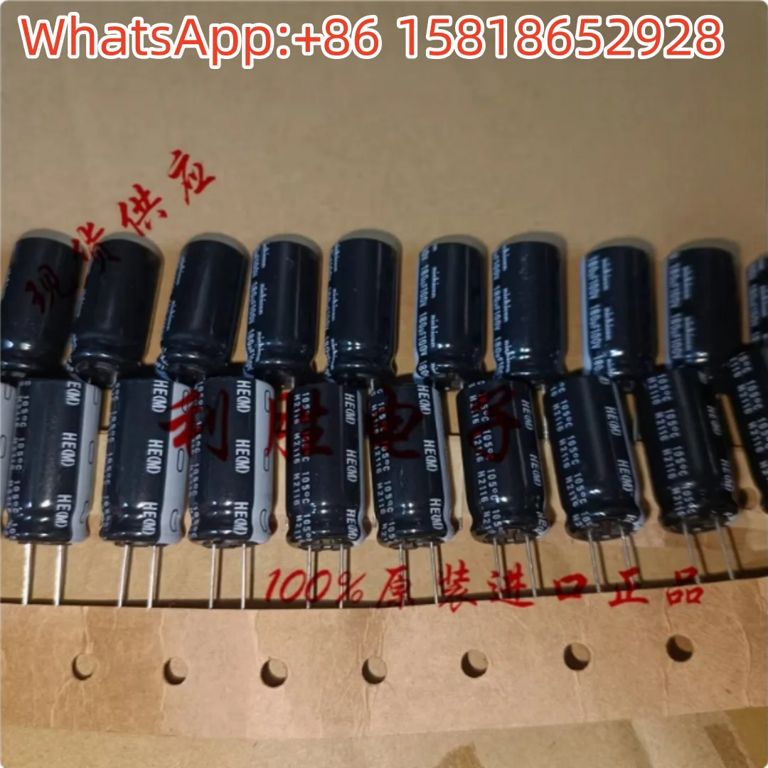 

10PCS 180uF 100V Japan Nichicon Capacitor 100V180UF 12.5*25 HE High Frequency Low Impedance
