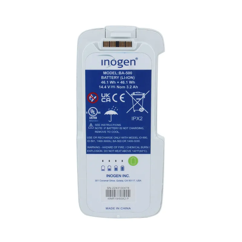 [BA-500 IO-500] for Iongen One G5 Oxygen Concentrator Battery 14.4V 46.1Wh Replacement Lithium Battery