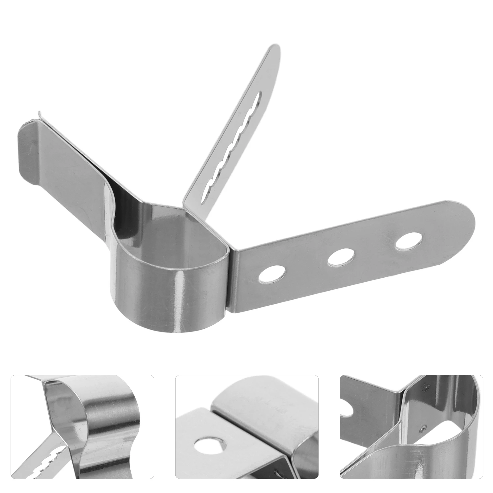 

Thermometer Fixing Clip Coffee Accessories for Home Stainless Steel Meat Grill Probe Stand Clips