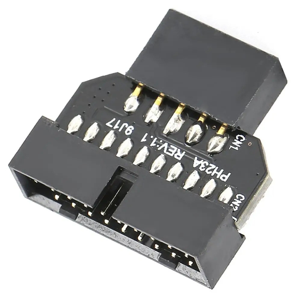 USB 2.0 to USB 3.0 19-Pin Adapter for PH23A Motherboard - Plug-in Connector image 2