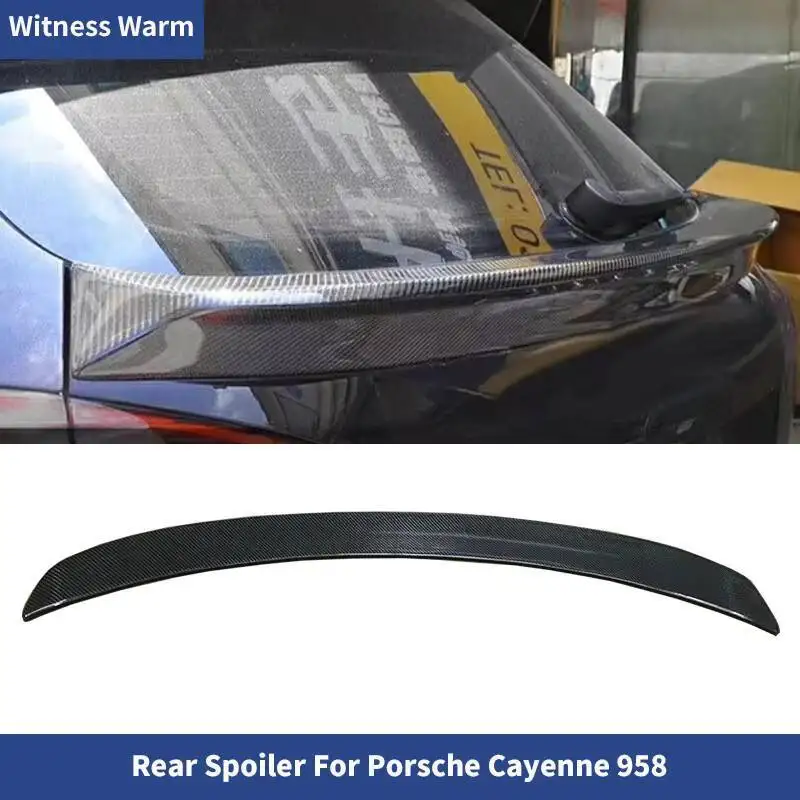 Becumphone central en fibre de carbone pour voiture, kit carrosserie, ailerons arrière, Jules Spomicrophone, Porsche Broderie ENNE, 958.2, 2015, 2016, 2017, Nouveau
