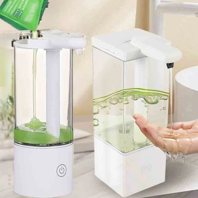 New Automatic Soap Dispenser Touchless Built-in 1500MAh Battery Type C Rechargeable High Capacity Cleaning Detergent Dispenser