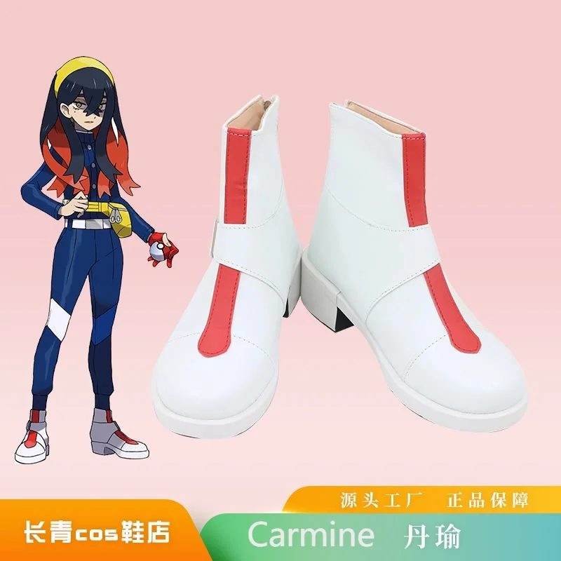 

Carmine Kieran Обувь для косплея Сапоги Игра Аниме Сапоги из искусственной кожи Хэллоуин Карнавальная обувь на заказ