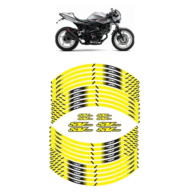 

For SUZUKI SV650 Motorcycle Parts Contour Wheel Decoration Decal Sticker - 4