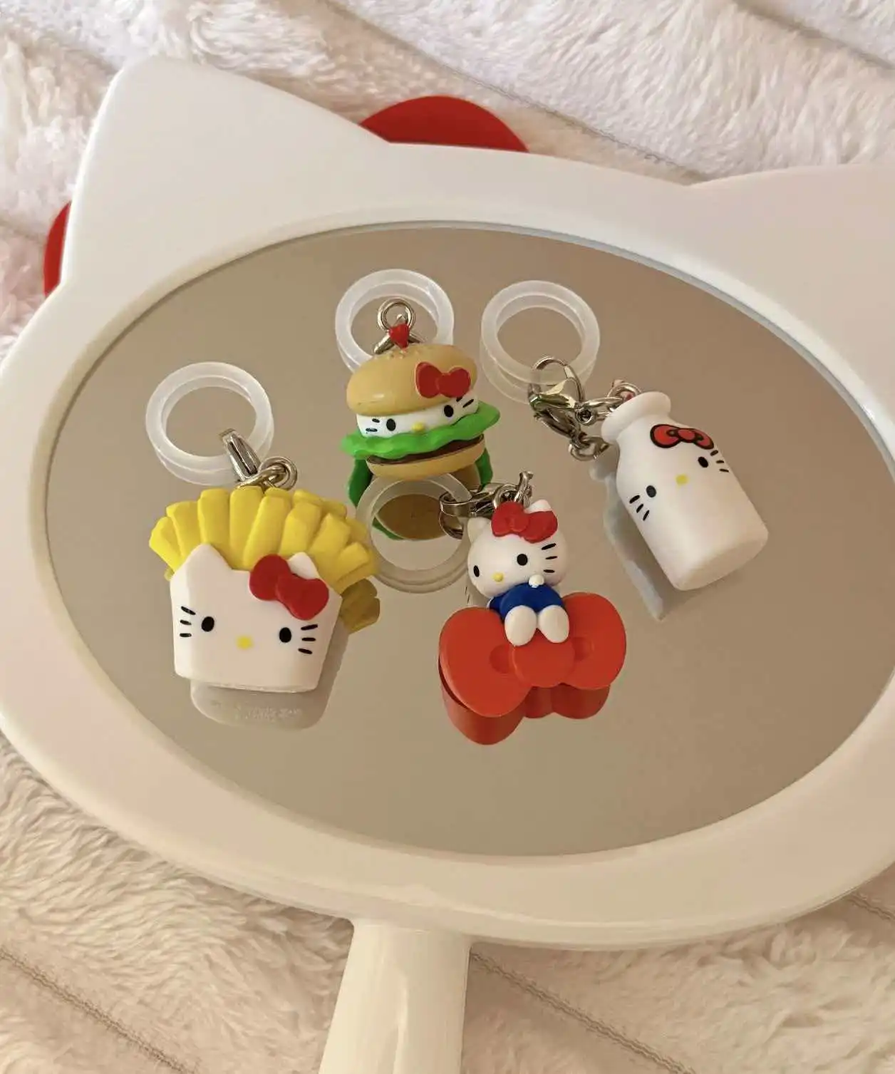 Nuevo Producto en Stock: Decoración Colgante de Paraguas con Diseño de Comida (Kt Cat Fries Popcorn), Decoración Colgante para Bolsas de Caja Sorpresa, Regalo Sorpresa