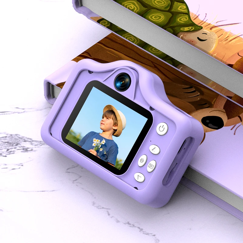 

HD 1080P Dual Lens Toddler Camera Mini Definition Digital Camera Recorder Video Selfie Camera For Kids Birthday Gifts With 32GB