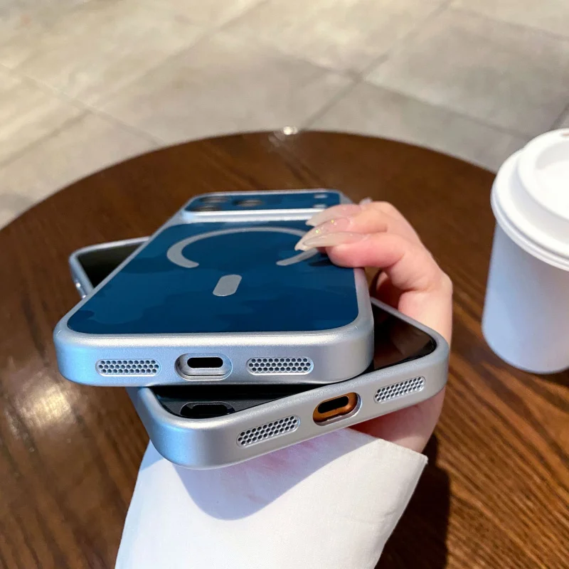 

Large window instant change suitable for Apple 17 Pro max phone case iPhone 16 magnetic suction 5 protective case