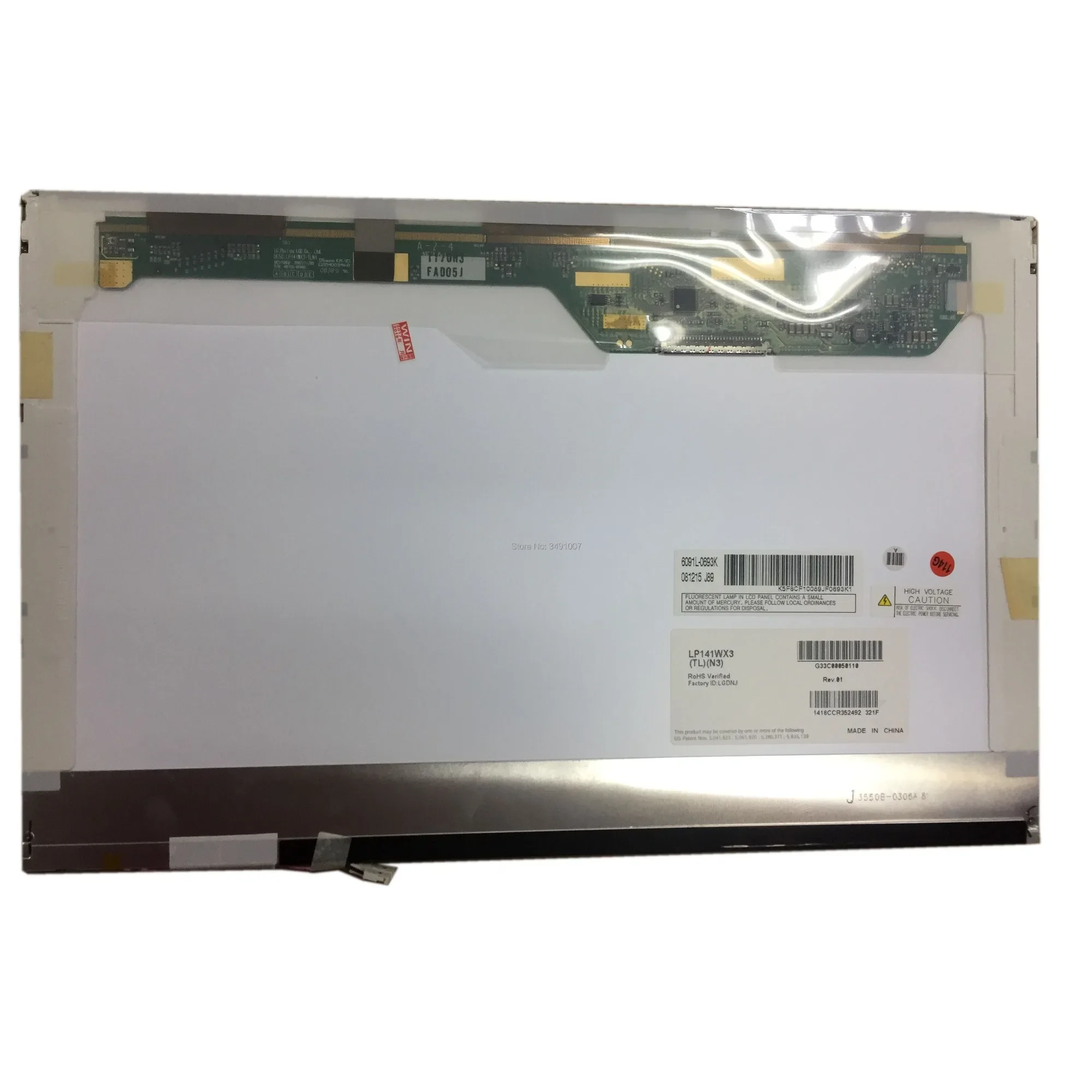 

LP154WX4 TLC3 fit B154EW02 V.6 B154EW08 V.0 V.1 LP154WX3-TLC1 LTN154X3-L02 15.4 inch laptop lcd screen 30 pin