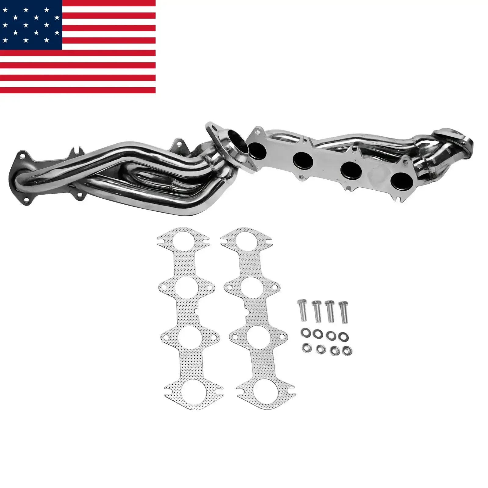 AP03 Exhaust Manifold Shorty Headers for 2004-2010 Ford F-150 F150 5.4L 330Cu. In. V8