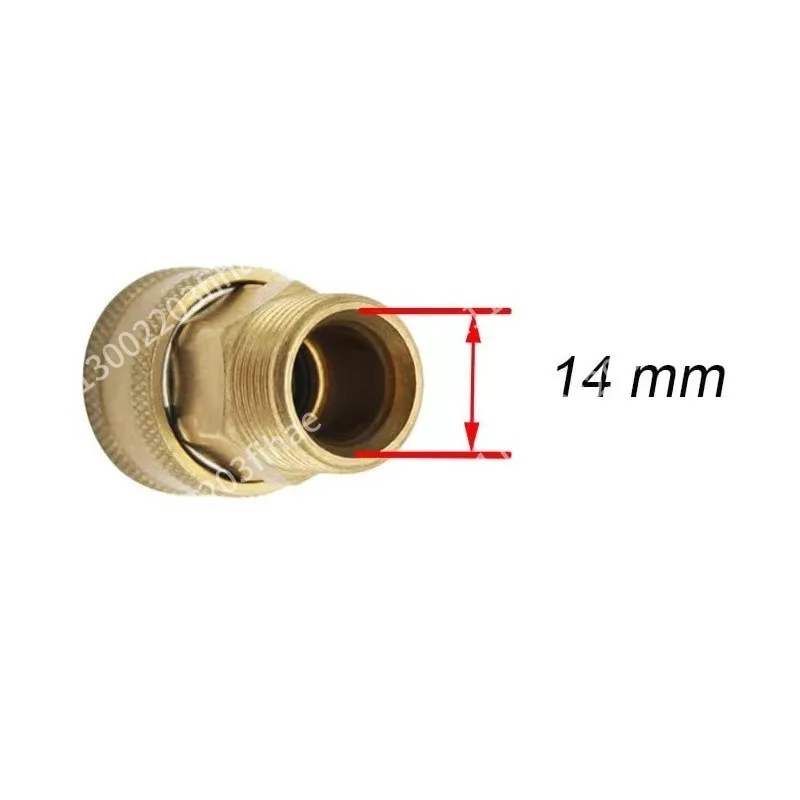 High pressure cleaner pure copper spool car washing machine 1/4 live connection quick plug M22 long nozzle water pipe set