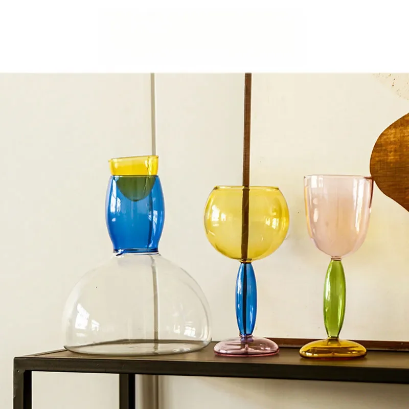 for LUNA Contrast Red Wine Glass Creative Personality Goblet Household High Value Wine