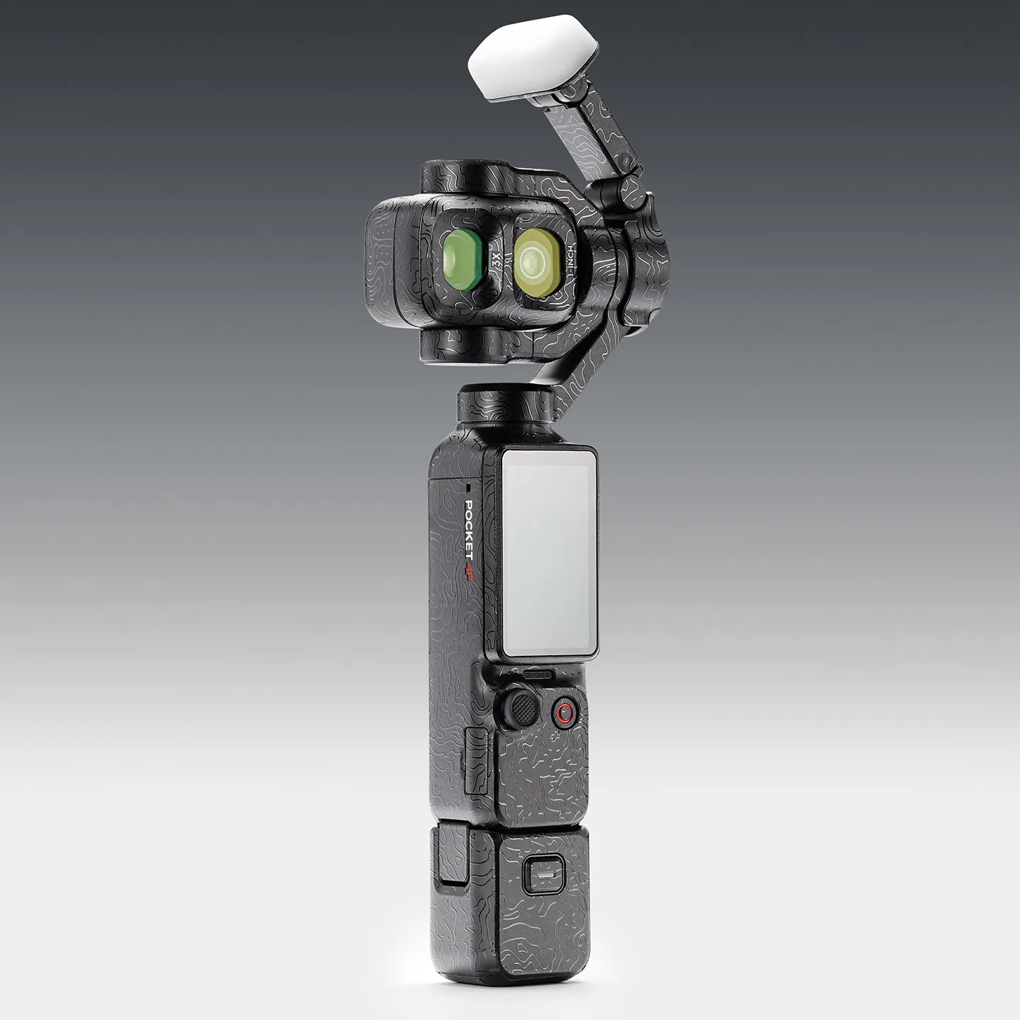 For DJI Pocket4p Skin,DJI Pocket 4p Camera Sticker,Scratch-resistant protective film, full coverage protection