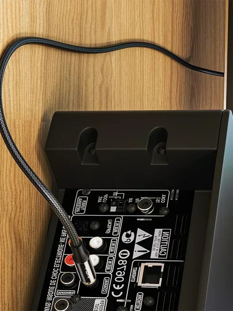 Kable do subwoofera Cyfrowe koncentryczne kable audio HiFi 5.1 SPDIF RCA Męski-Męski Przewód audio stereo do kina domowego HD TV Wzmacniacza — zdjęcie produktu 7