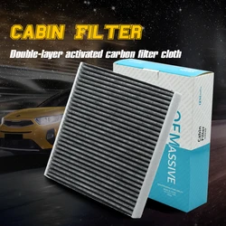 Car Pollen Cabin Air Filter Activated Carbon 5Q0819653 5Q0819669 For Audi A3 TT VW Golf 7 Passat Seat Leon Skoda Octavia Superb