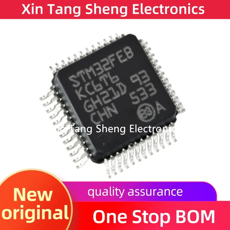 New original STM32FEBKC6T6 QFP48 professional scooter controller IC balance car chip STM32103C6T6A