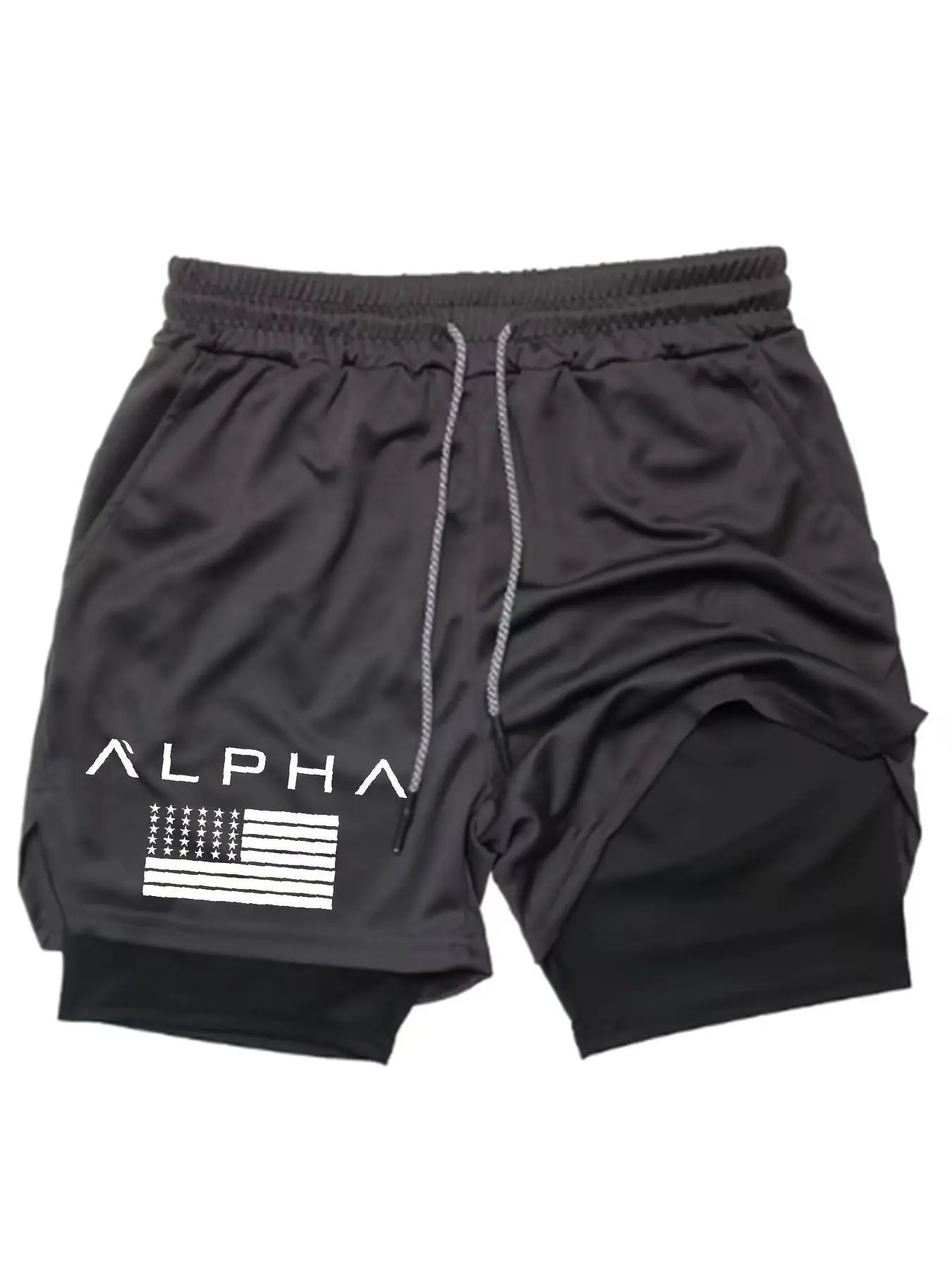 Running Basketball 2 in 1 2026 Quick Dry Men's Gym Sports Shorts Workout Jogging Pants Breathable Phone Pants M-3XL