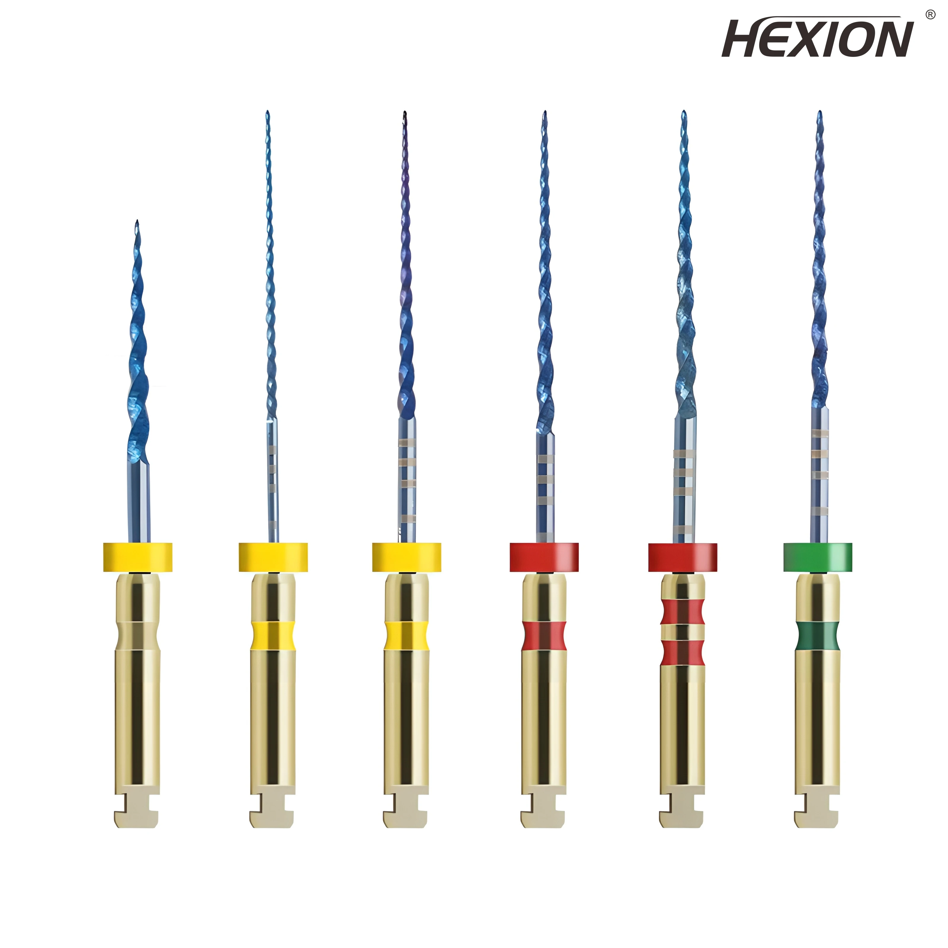 

6Pcs/Pack Niti Dental Endo File Engine Use Root Canal Instrument Endo Rotary Endodontic Files Dentistry