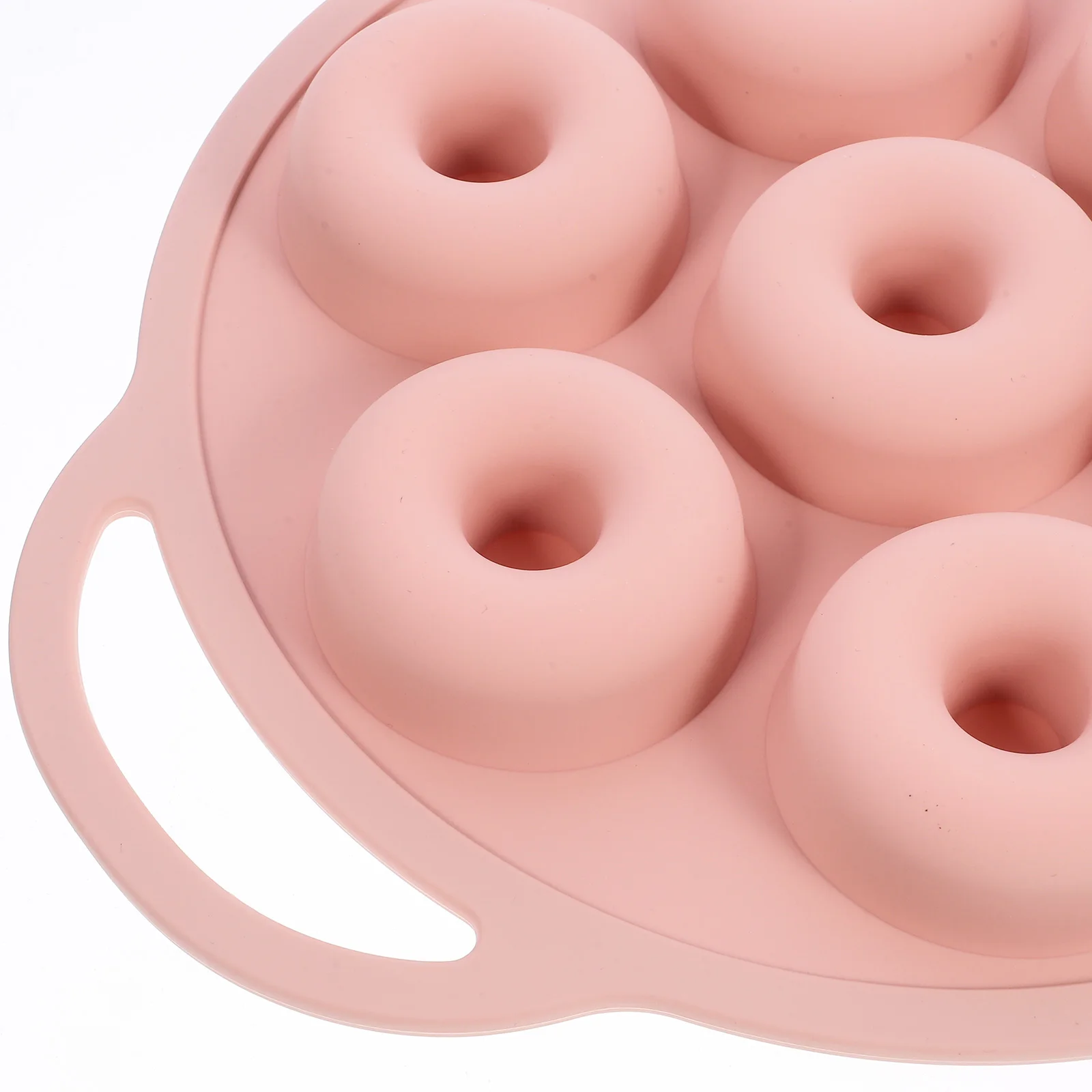 

7-Cavity Silicone Cake Baking Mold Non-Stick Reusable Doughnut Pan for Homemade Muffin Dessert Cooking Tool Donuts Pan