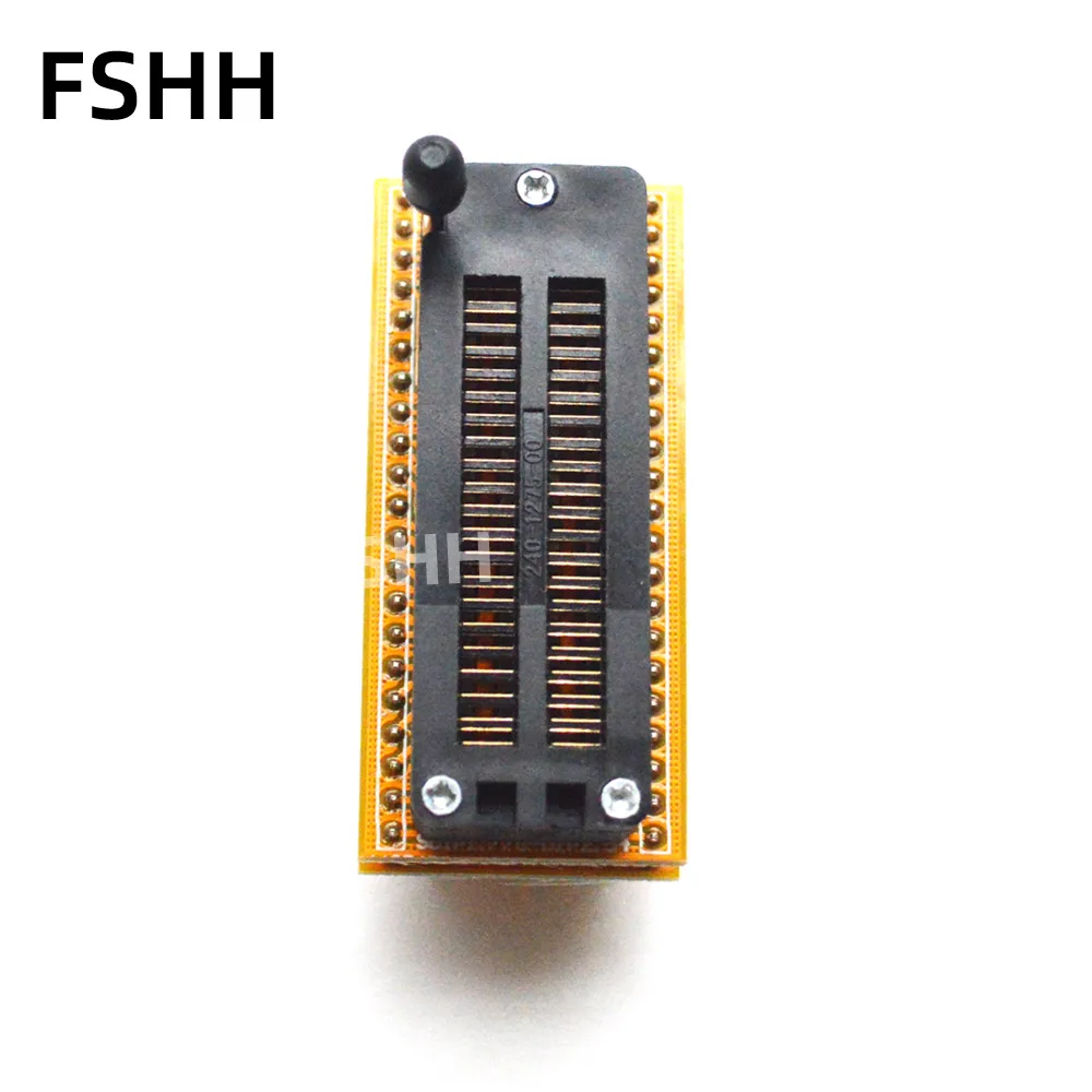 300mil 7.62mm dip40 soquete de bloqueio 1.778mm sdip40 para dip40 programador adaptador dip40 para dip40 2.54mm soquete de teste