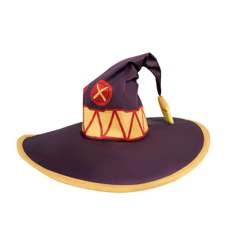 Megumin Cosplay Konosuba bendición de Dios en este maravilloso mundo disfraz sombrero capa mujeres Anime fiesta vestidos de juego de rol trajes
