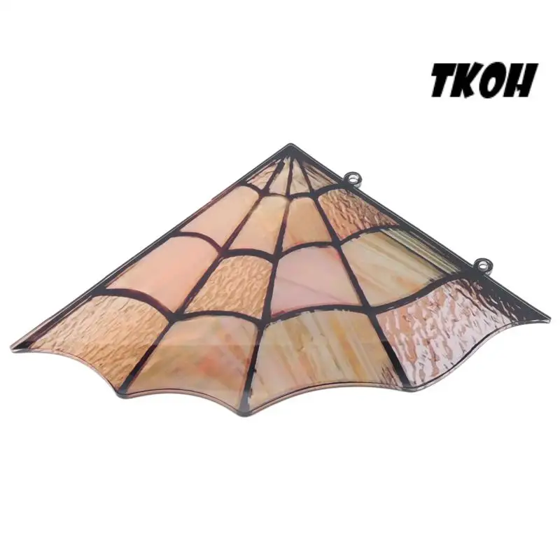 

TKOH-Spiderweb Door Topper, Door Topper Wall Decor, Halloween Door Corner Sign,Window Wall Hanging, Door Frame Ornament