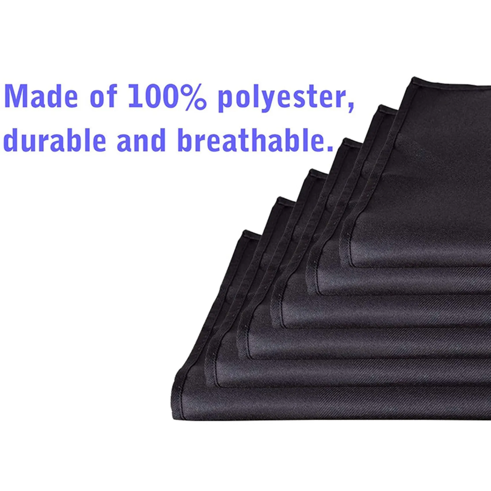 30 Pack Black Kitchen Apron With 2 Pockets Anti-Dirty Apron Suitable For Barbecue Kitchen Cooking Baking Restaurant-AS97