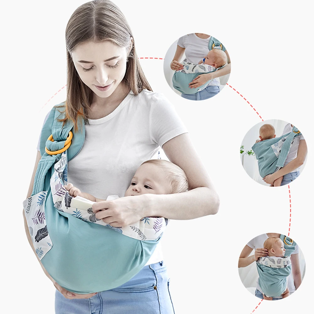 Multi Functional Baby Carrier,Baby Carrying Belt,Four season Comfort Type Shoulder Straps with Safety Belt and Large Pocket