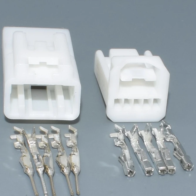 6098-3810 6098-3802 5Pin White Socket Kit for Universal Vehicles Aging Cabin Interior Wire Harness Renewal car connector