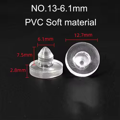 10/20pcs Round PVC Furniture Foot Nail Rubber Glide Nail Office Table Chair Leg Floor Protector Round Sliding Disc Noise Killer - Image 23