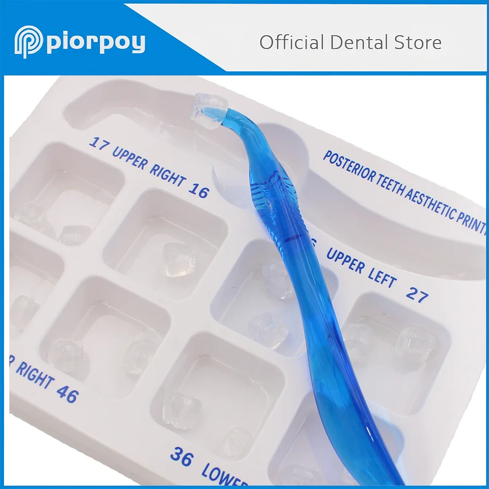 

PIORPOY Dental 16, формы для ухода за полостью рта, задние зубы, набор для эстетической печати, ортодонтический наполнитель, реставрация, принадлежности для стоматолога, инструмент