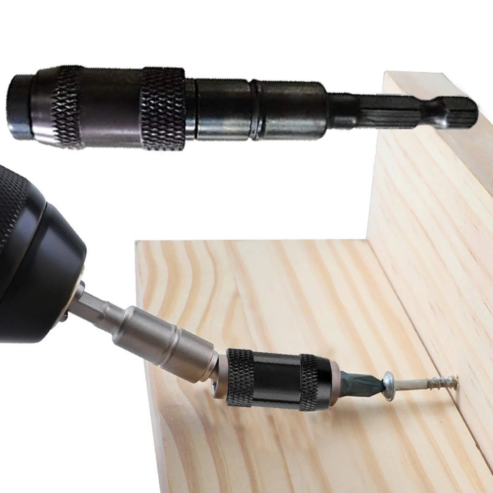 Locking Bit Rotating Drill Bit Extensions Impact Driver Bit Set Magnetic Screw Drill Tip Magnetic Bit Holder Drill Screw Tool