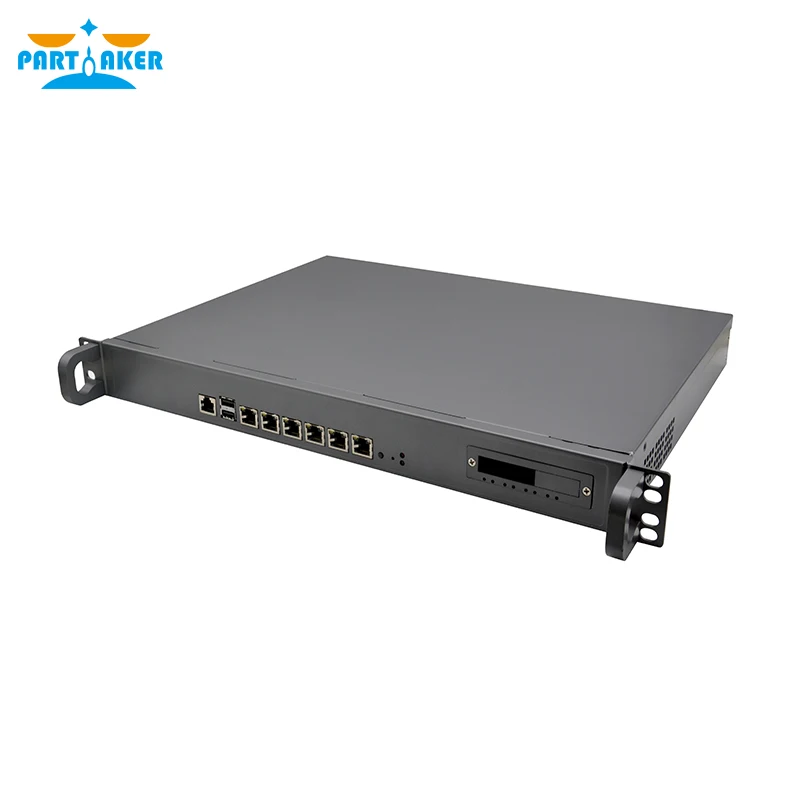 Partitore 1U Firewall Apparecchio Sicurezza di rete Intel Core i3 3250 i5 3570 i7 7700 con 6 LAN 2 SFP OPNsense Pfsense