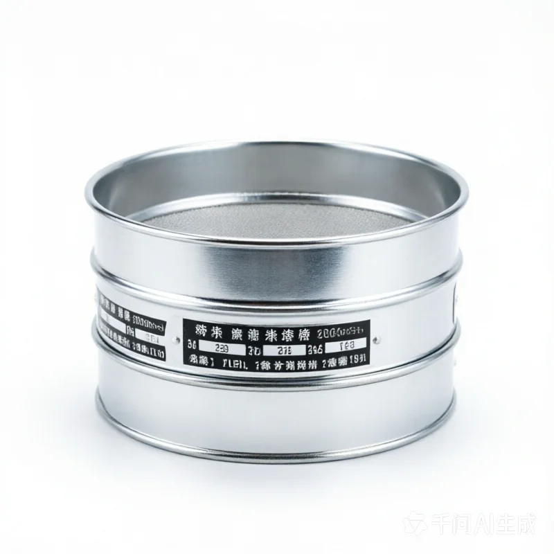10-200 Mesh 20cm Lab Sieve, 304 SS Standard Test Sieve with Chroming Frame for Lab Sampling Inspection & Pharmacopeia