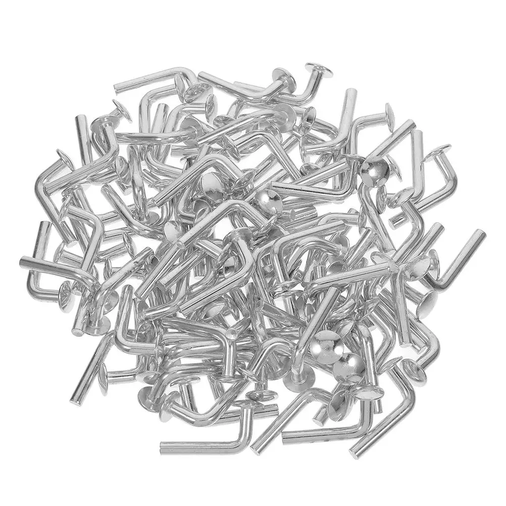 

50pcs Pallet Rack Drop Pin L-shaped Iron Bolt Galvanized Coating Warehouse Safety Enhancement Sturdy Diy Racking Trusted